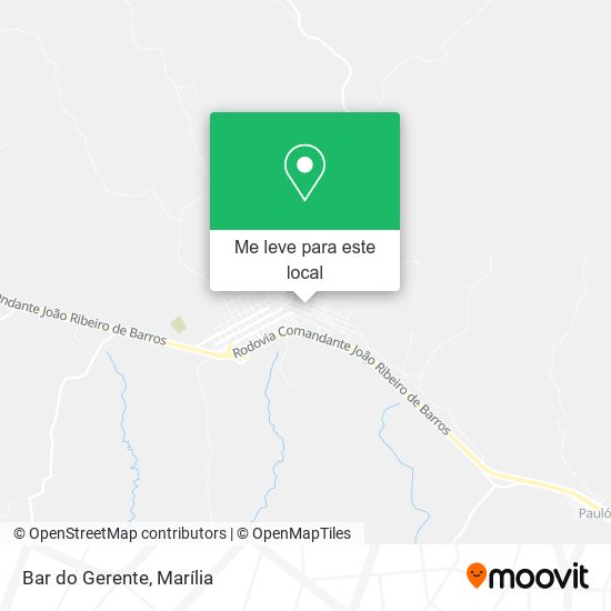 Bar do Gerente mapa