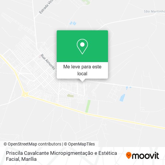 Priscila Cavalcante Micropigmentação e Estética Facial mapa