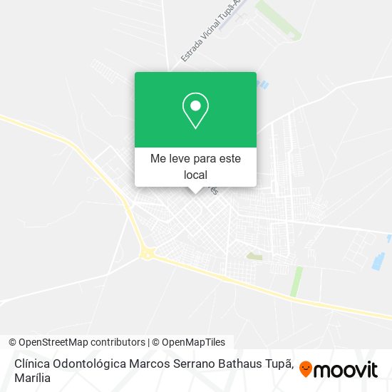 Clínica Odontológica Marcos Serrano Bathaus Tupã mapa