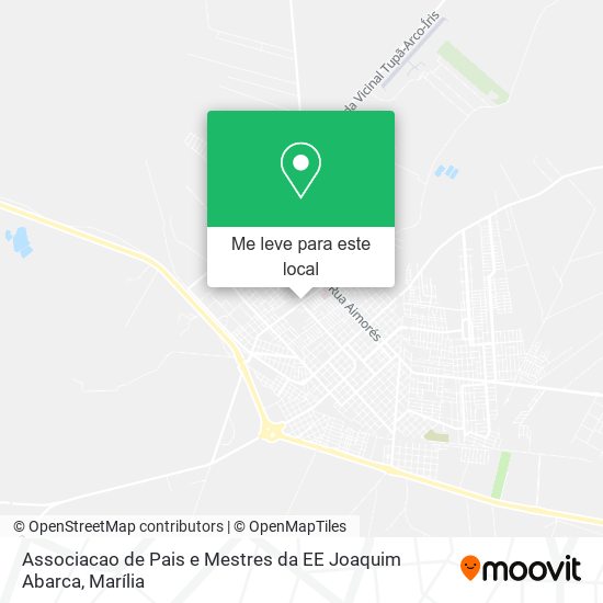 Associacao de Pais e Mestres da EE Joaquim Abarca mapa