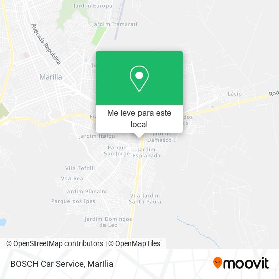 BOSCH Car Service mapa
