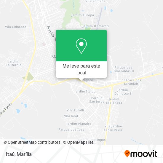 Itaú mapa