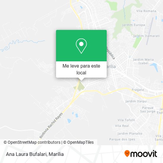 Ana Laura Bufalari mapa