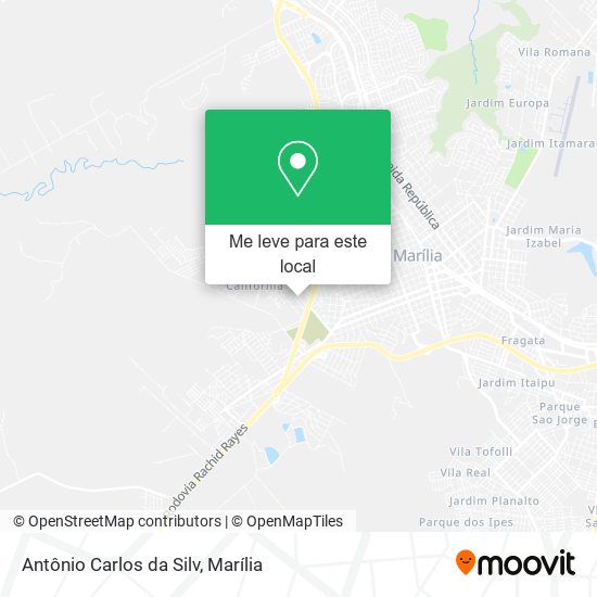 Antônio Carlos da Silv mapa