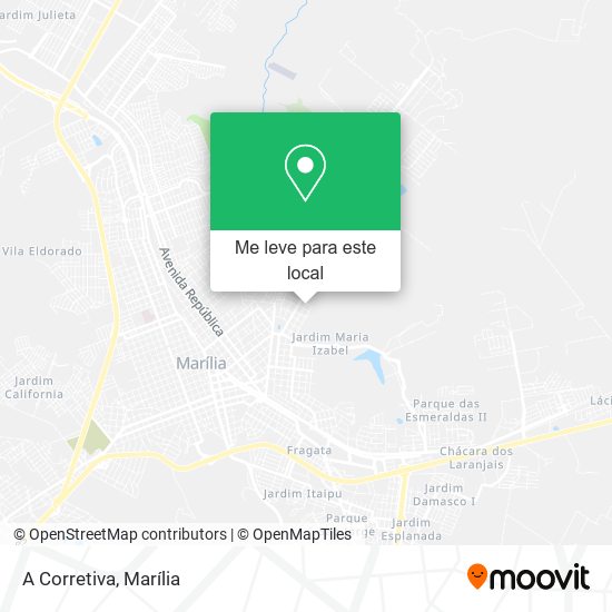 A Corretiva mapa