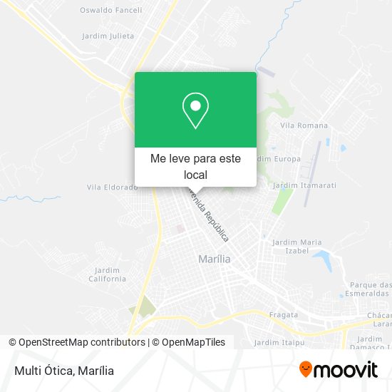 Multi Ótica mapa