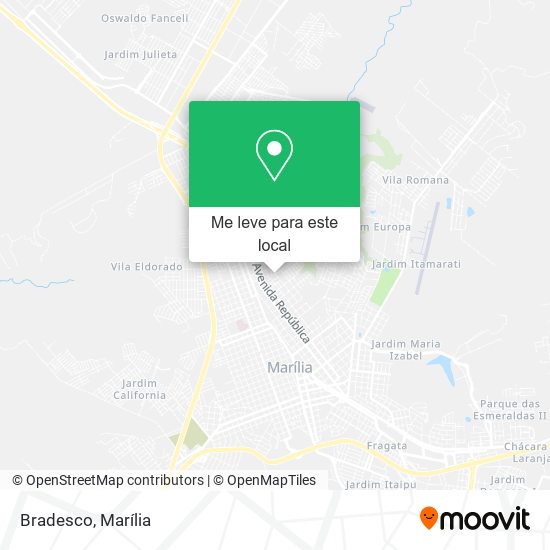 Bradesco mapa