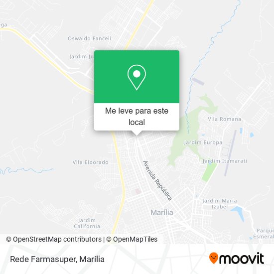 Rede Farmasuper mapa