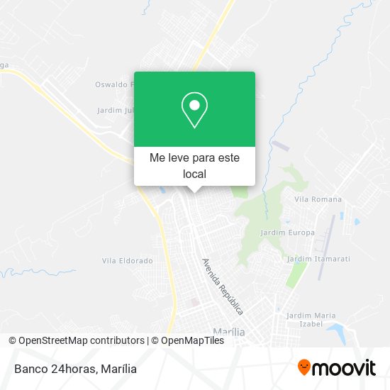 Banco 24horas mapa