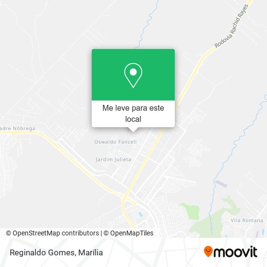 Reginaldo Gomes mapa