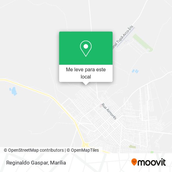 Reginaldo Gaspar mapa
