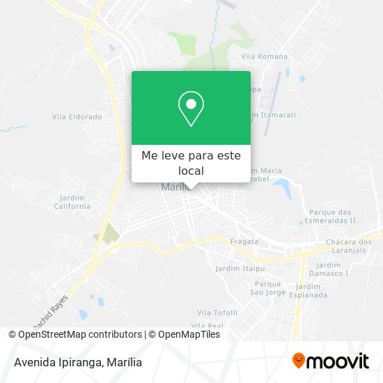 Avenida Ipiranga mapa