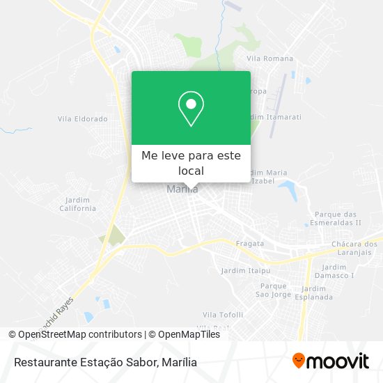 Restaurante Estação Sabor mapa
