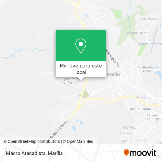 Macro Atacadista mapa