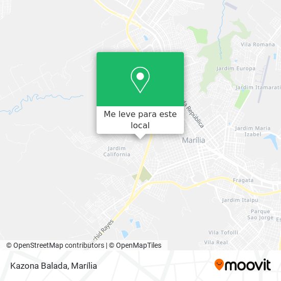 Kazona Balada mapa