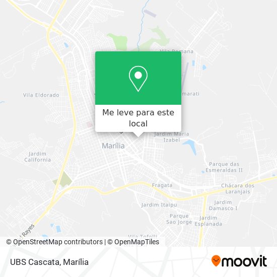 UBS Cascata mapa