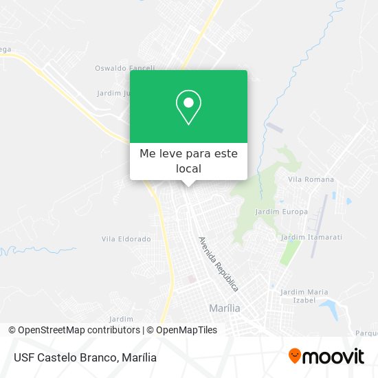 USF Castelo Branco mapa