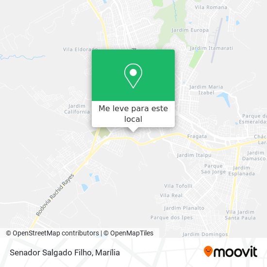 Senador Salgado Filho mapa