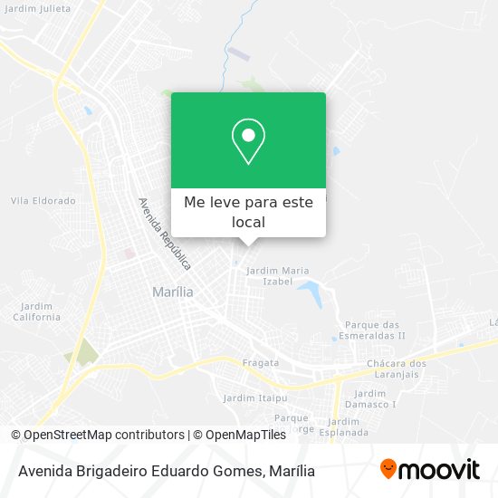 Avenida Brigadeiro Eduardo Gomes mapa