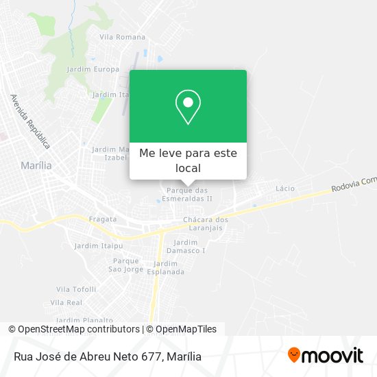 Rua José de Abreu Neto 677 mapa