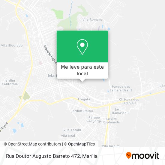 Rua Doutor Augusto Barreto 472 mapa