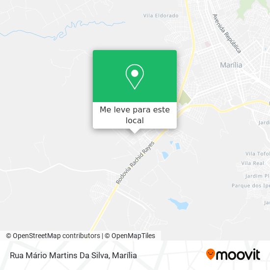 Rua Mário Martins Da Silva mapa