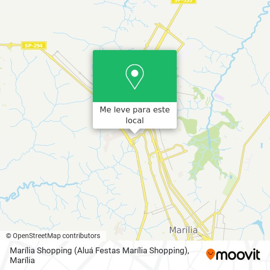 Marília Shopping (Aluá Festas Marília Shopping) mapa