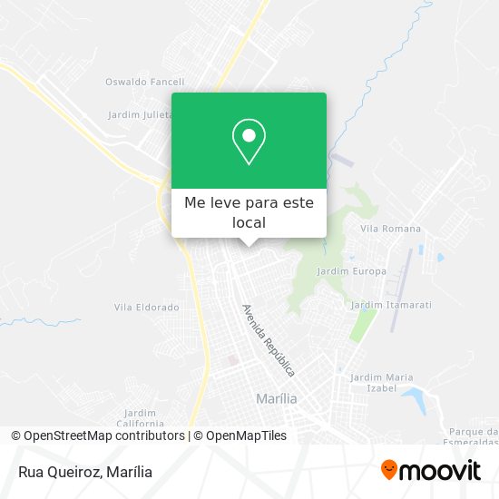 Rua Queiroz mapa