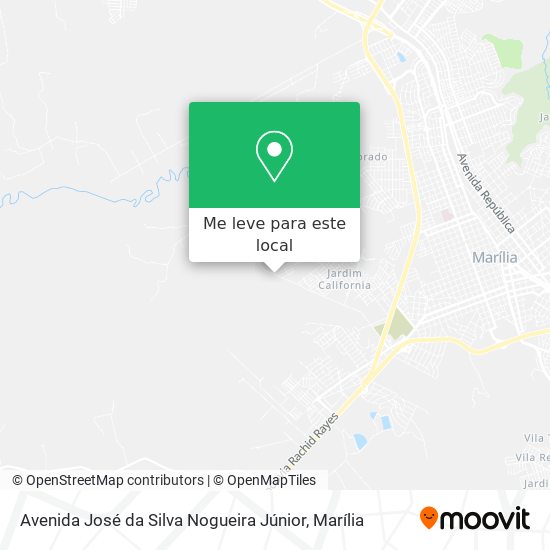 Avenida José da Silva Nogueira Júnior mapa