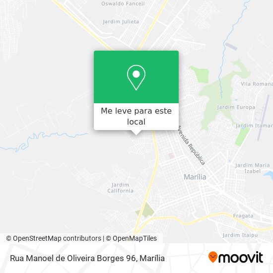 Rua Manoel de Oliveira Borges 96 mapa