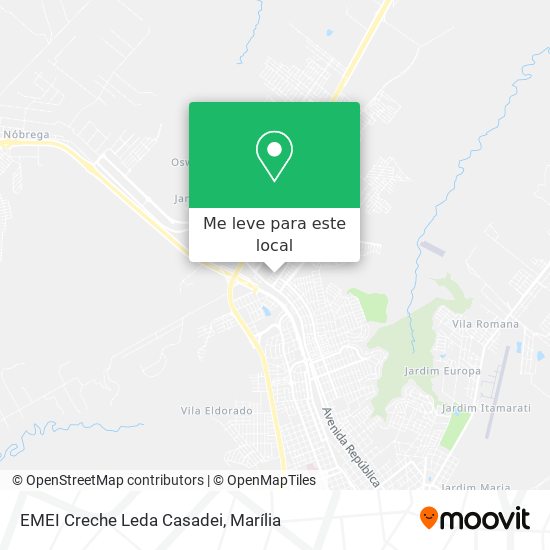 EMEI Creche Leda Casadei mapa