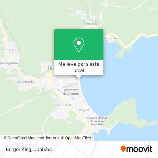 Burger King mapa