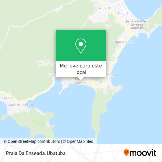 Praia Da Enseada mapa