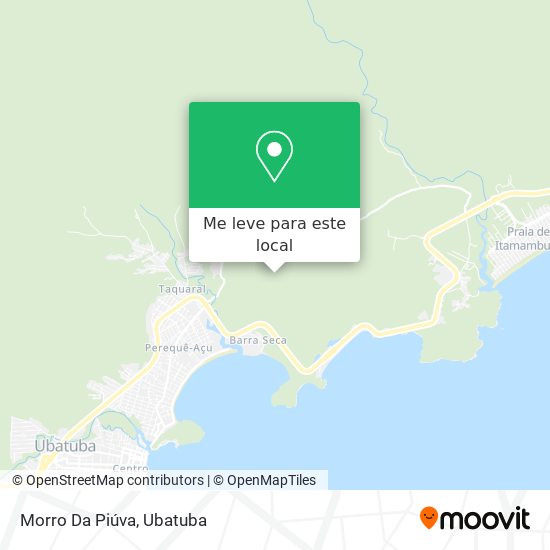 Morro Da Piúva mapa
