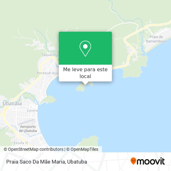 Praia Saco Da Mãe Maria mapa