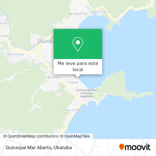 Quiosque Mar Aberto mapa