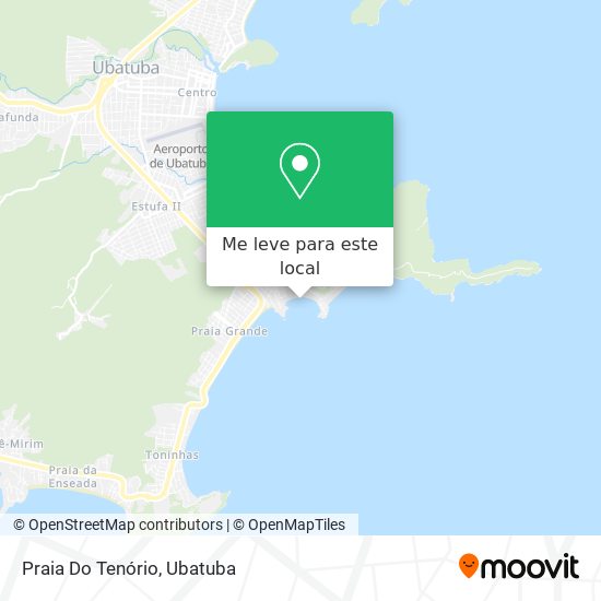 Praia Do Tenório mapa