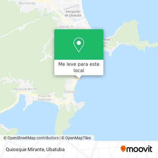 Quiosque Mirante mapa