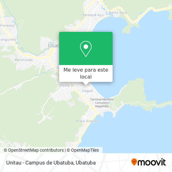 Unitau - Campus de Ubatuba mapa