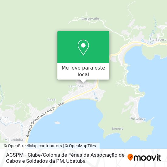 ACSPM - Clube / Colonia de Férias da Associação de Cabos e Soldados da PM mapa