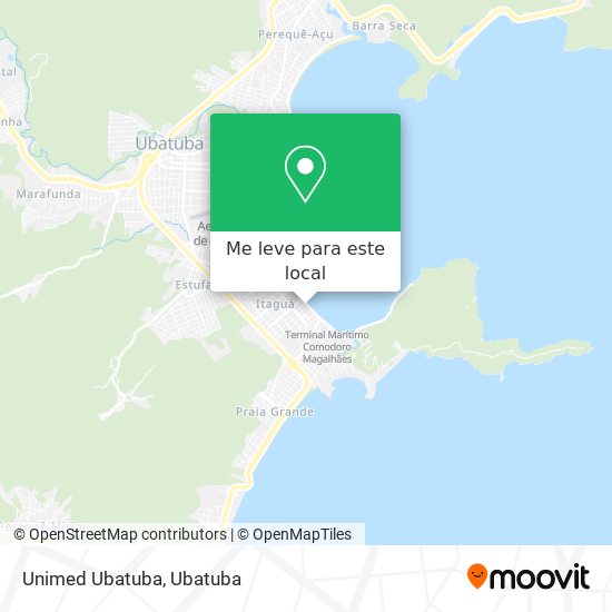 Unimed Ubatuba mapa