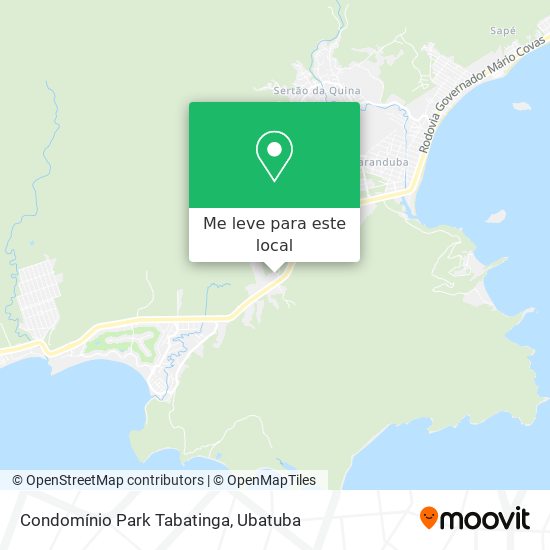 Condomínio Park Tabatinga mapa