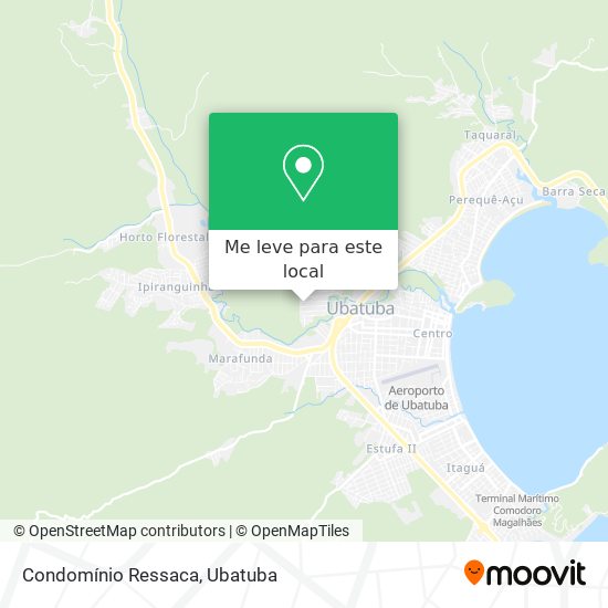 Condomínio Ressaca mapa