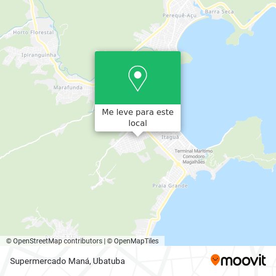 Supermercado Maná mapa