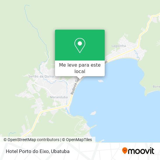 Hotel Porto do Eixo mapa