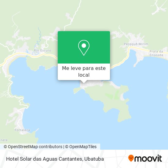 Hotel Solar das Aguas Cantantes mapa