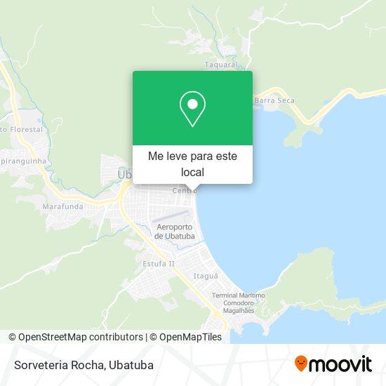 Sorveteria Rocha mapa