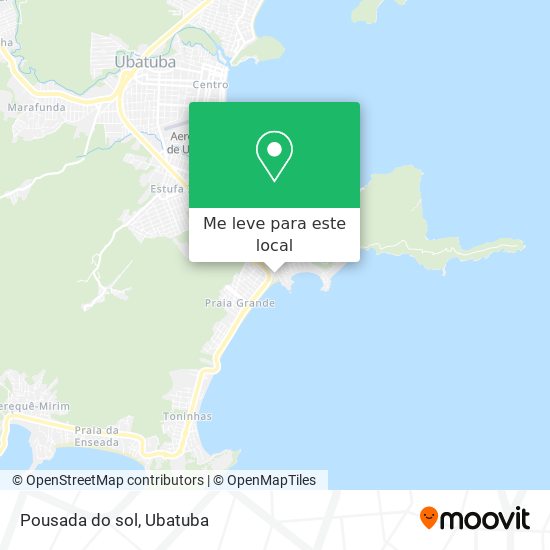 Pousada do sol mapa