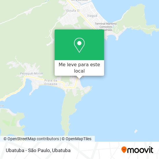 Ubatuba - São Paulo mapa