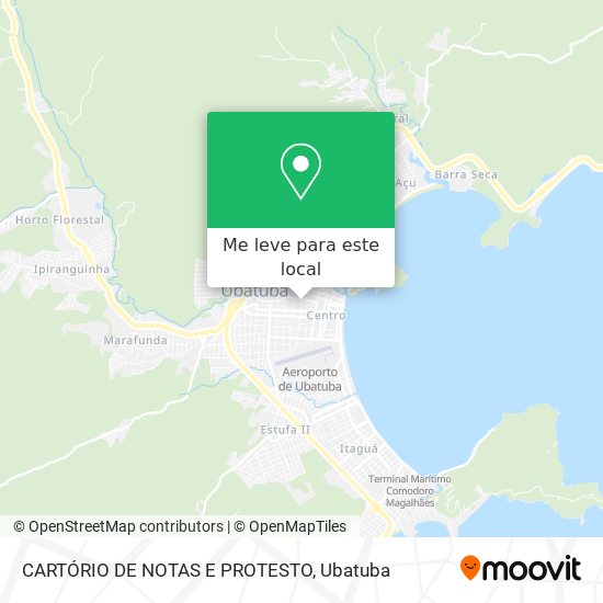 CARTÓRIO DE NOTAS E PROTESTO mapa